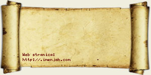 Jasmina Andrijanić vizit kartica